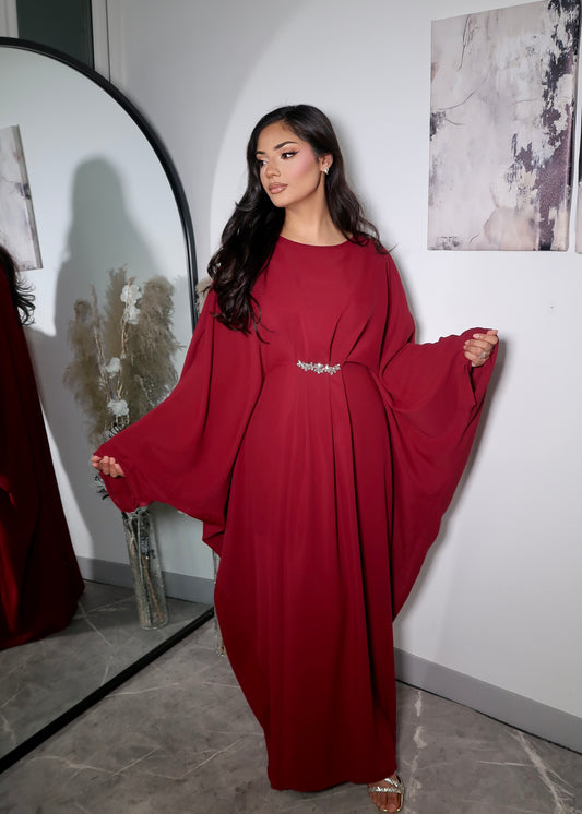 SIENNA DIMANTE EMBELLISHED KAFTAN