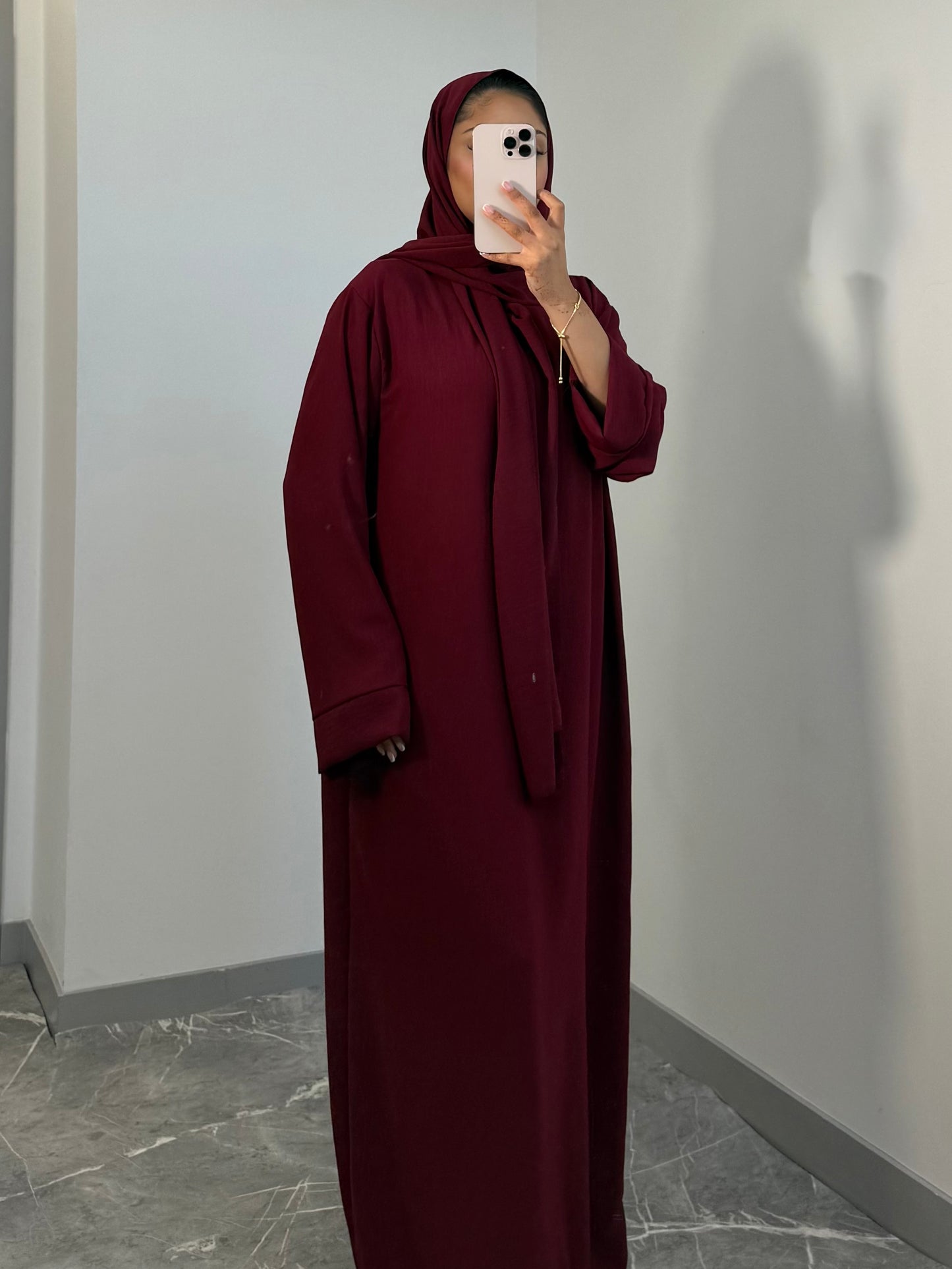 LINEN SARA SCARF ABAYA