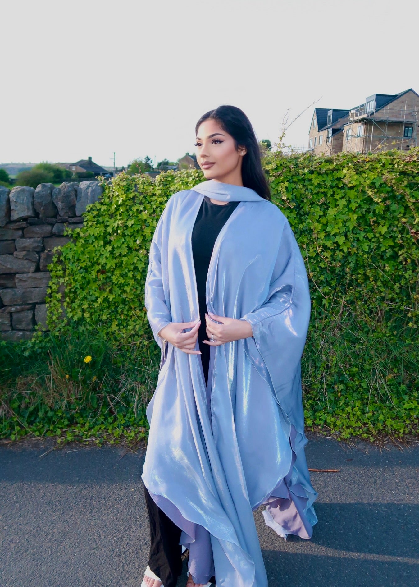 Layla Organza Open Abaya (Pre Order Only)