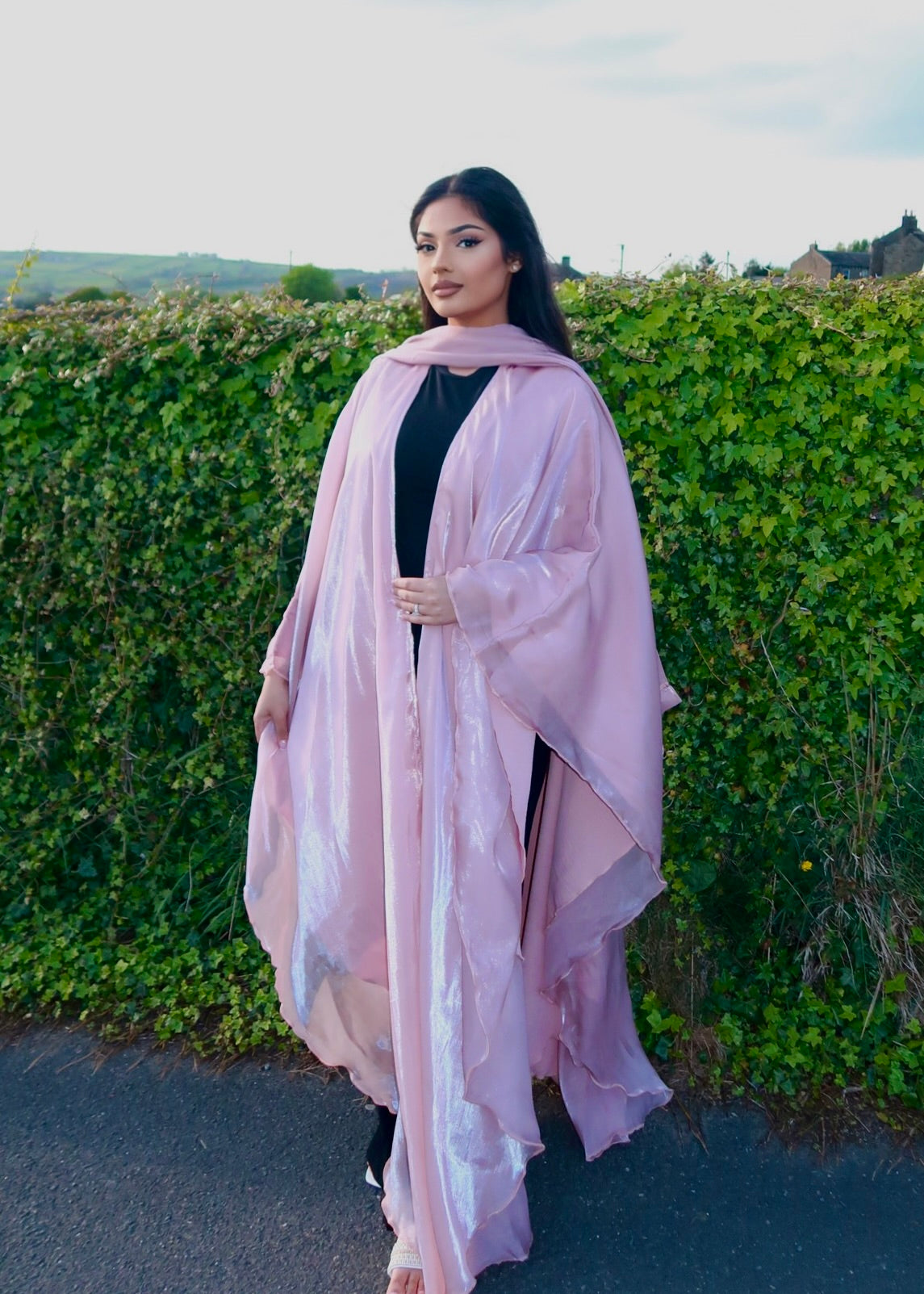 Layla Organza Open Abaya (Pre Order Only)