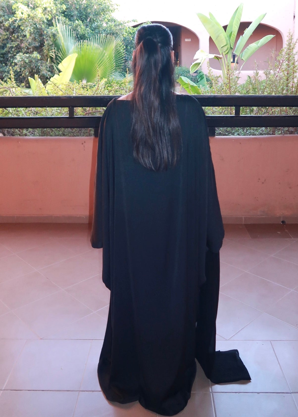 Slinky Adjustable Butterfly Abaya