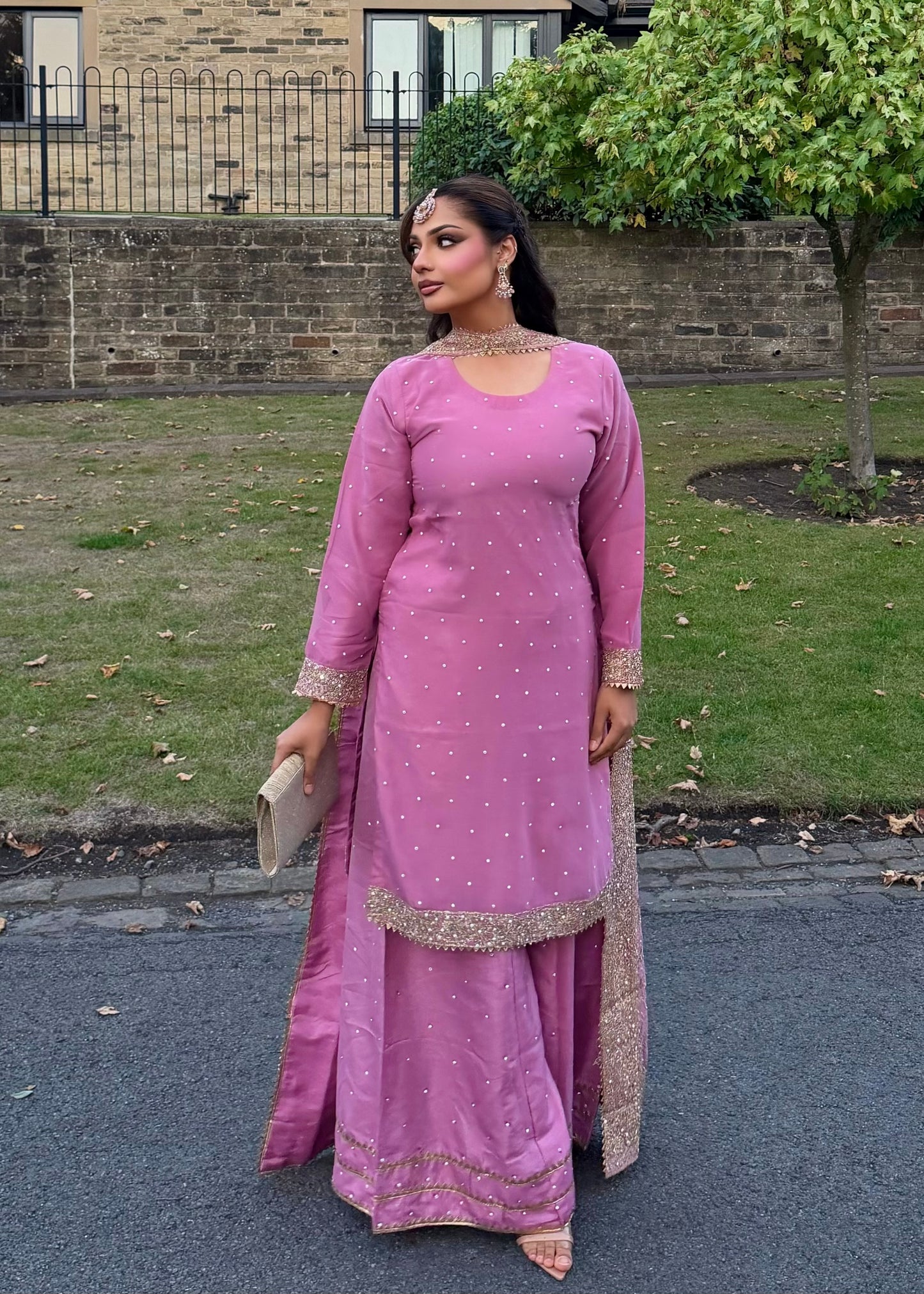 RIYA DUSTY PINK 3 PIECE SUIT