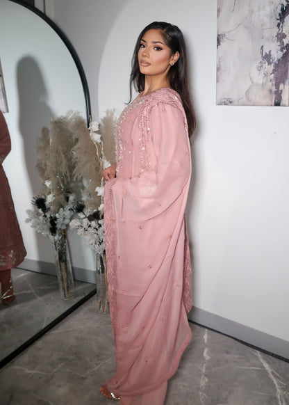 MARINA MAUVE PINK 3 PIECE SUIT