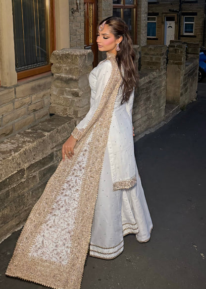 RIYA WHITE IVORY 3 PIECE SUIT