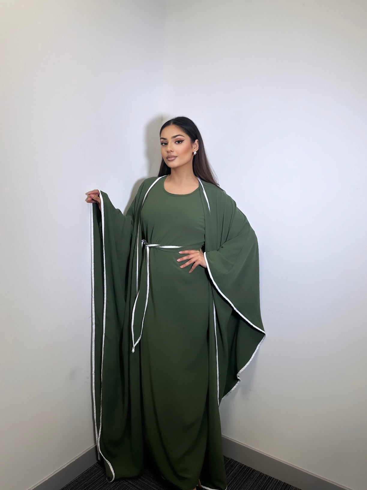 LINED ABAYA SET