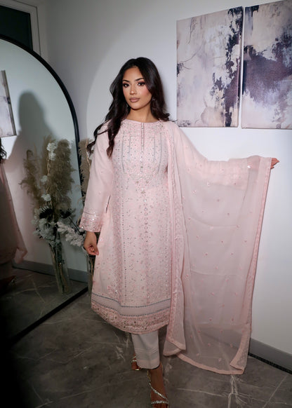 ALIA BLUSH PINK 3 PIECE SUIT