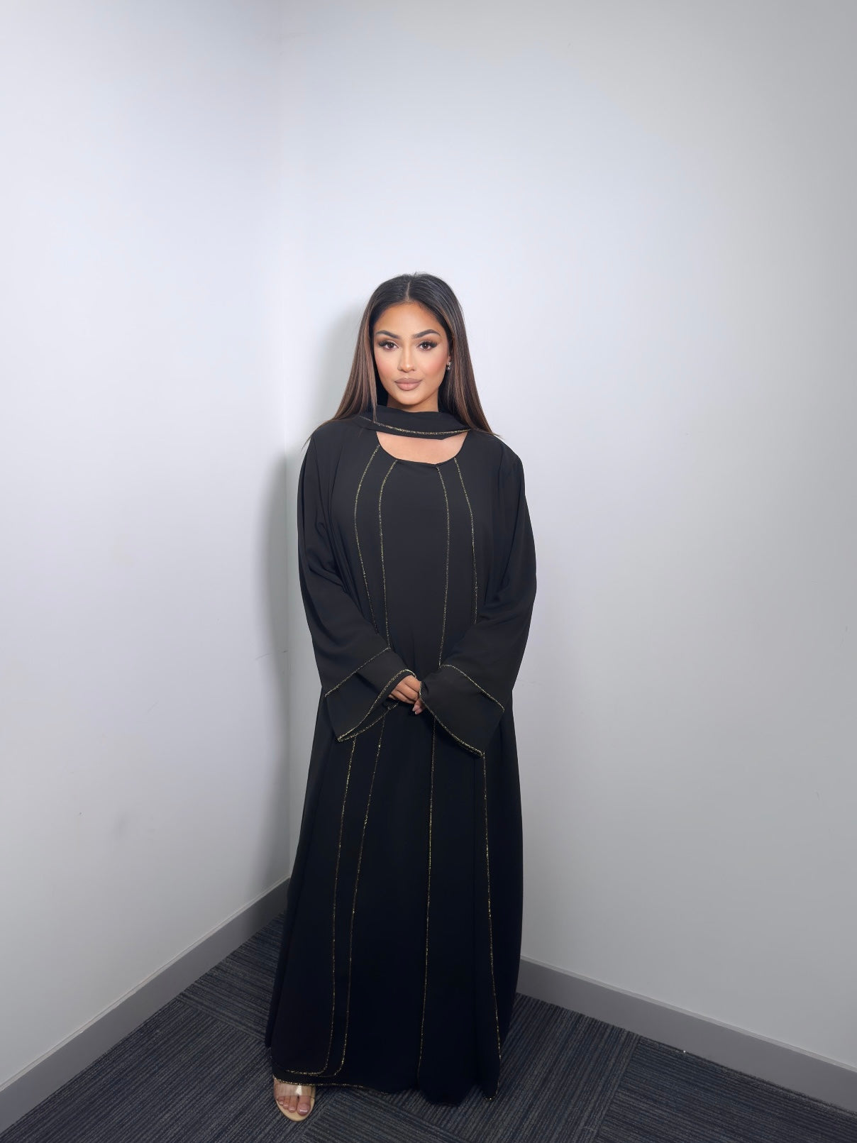 KATARINA CHIFFON SCARF ABAYA SET