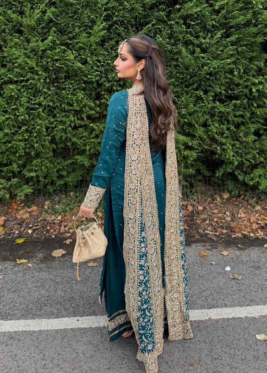 ANYA EMERALD 3 PIECE SUIT