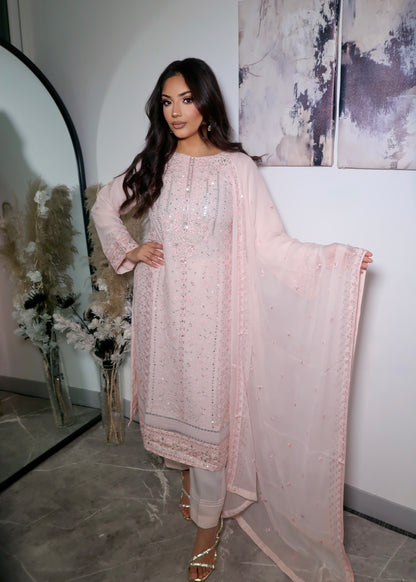 ALIA BLUSH PINK 3 PIECE SUIT