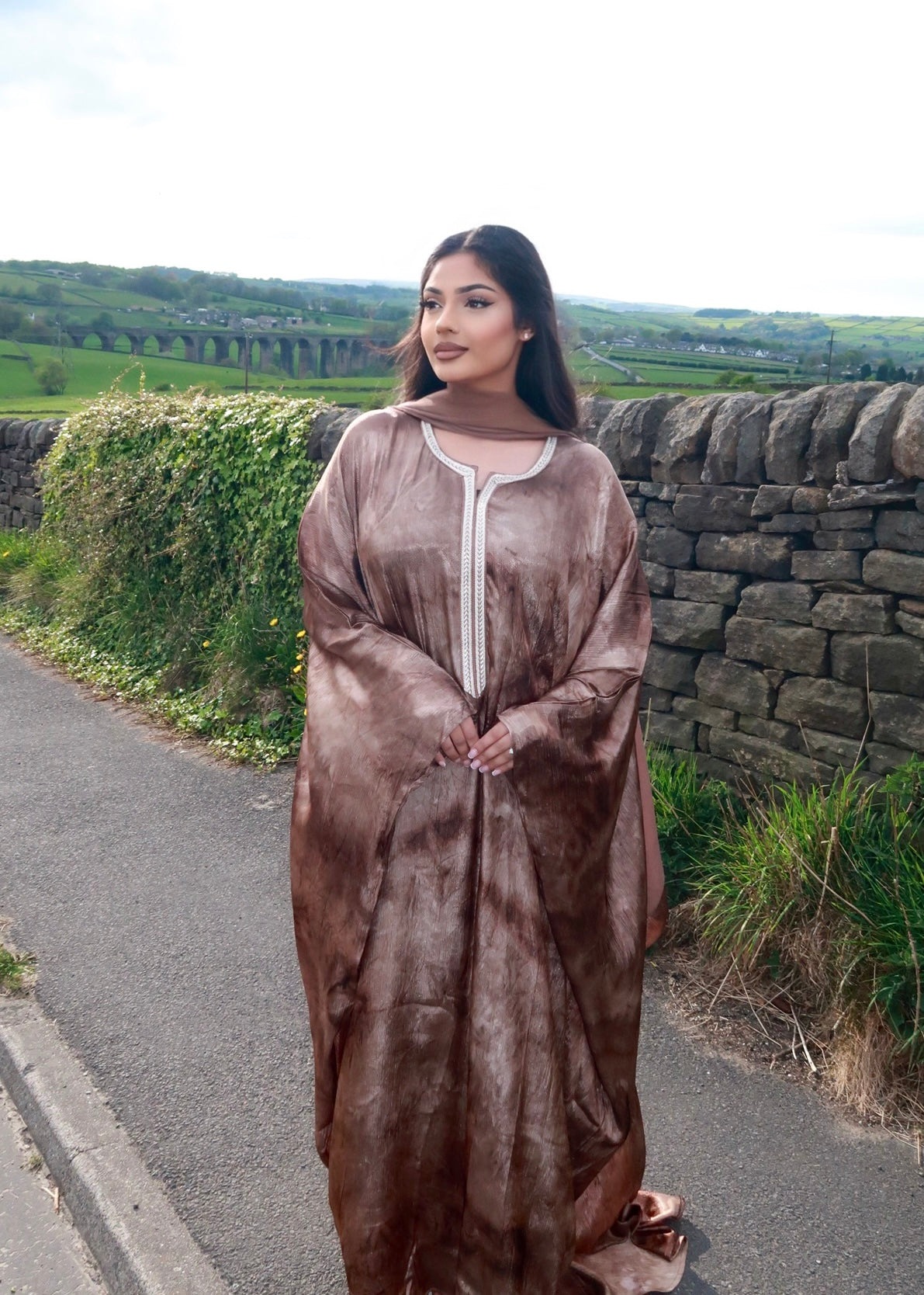 Madina Marble Kaftan (Pre Order Only)