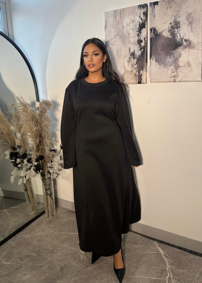 SOFT TOUCH COTTON CORSET MAXI DRESS