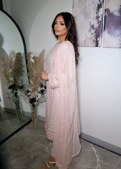 ALIA BLUSH PINK 3 PIECE SUIT
