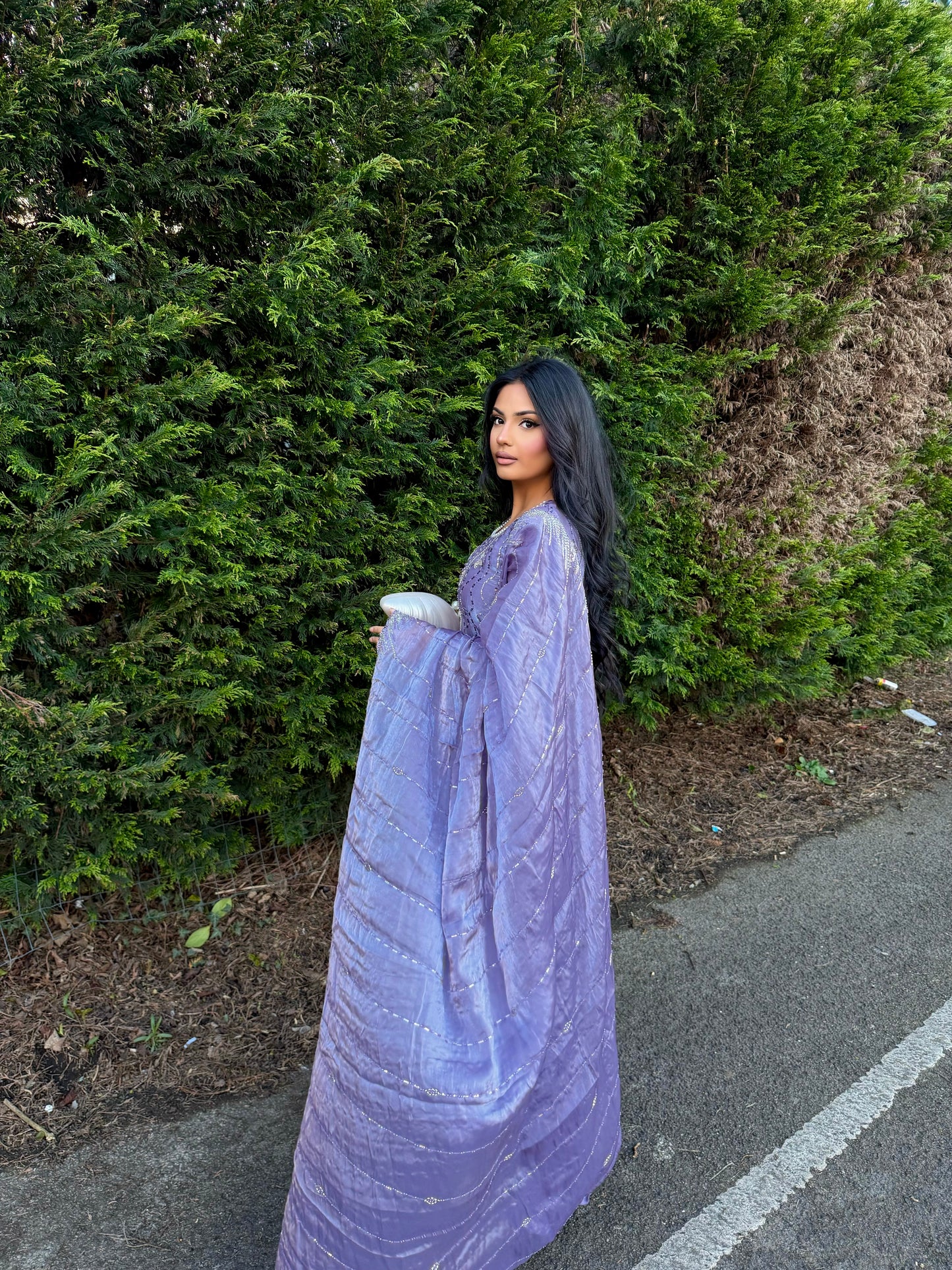 LEENA LILAC 3 PIECE SHARARA SUIT