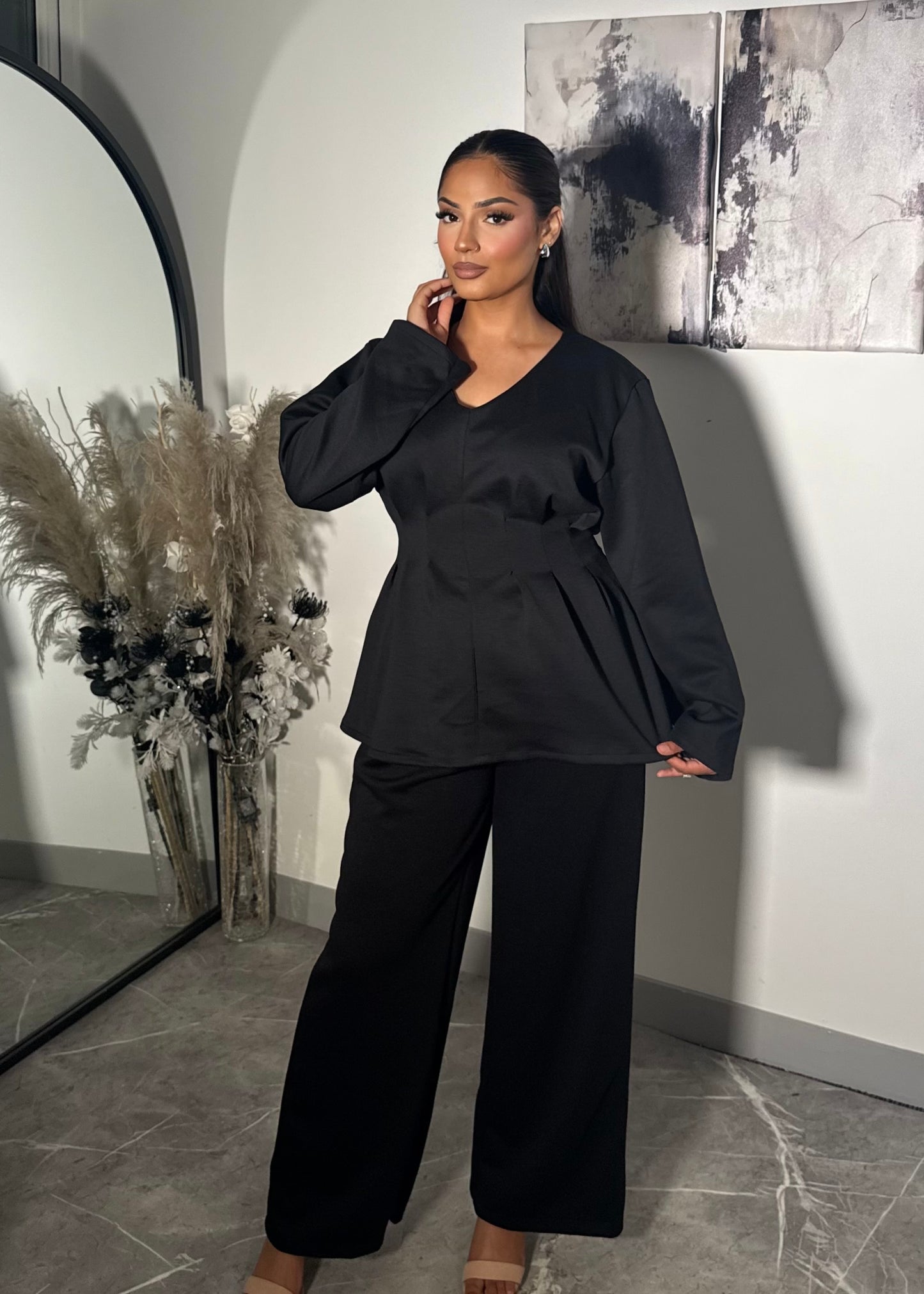 TAYLOR PEPLUM COORD
