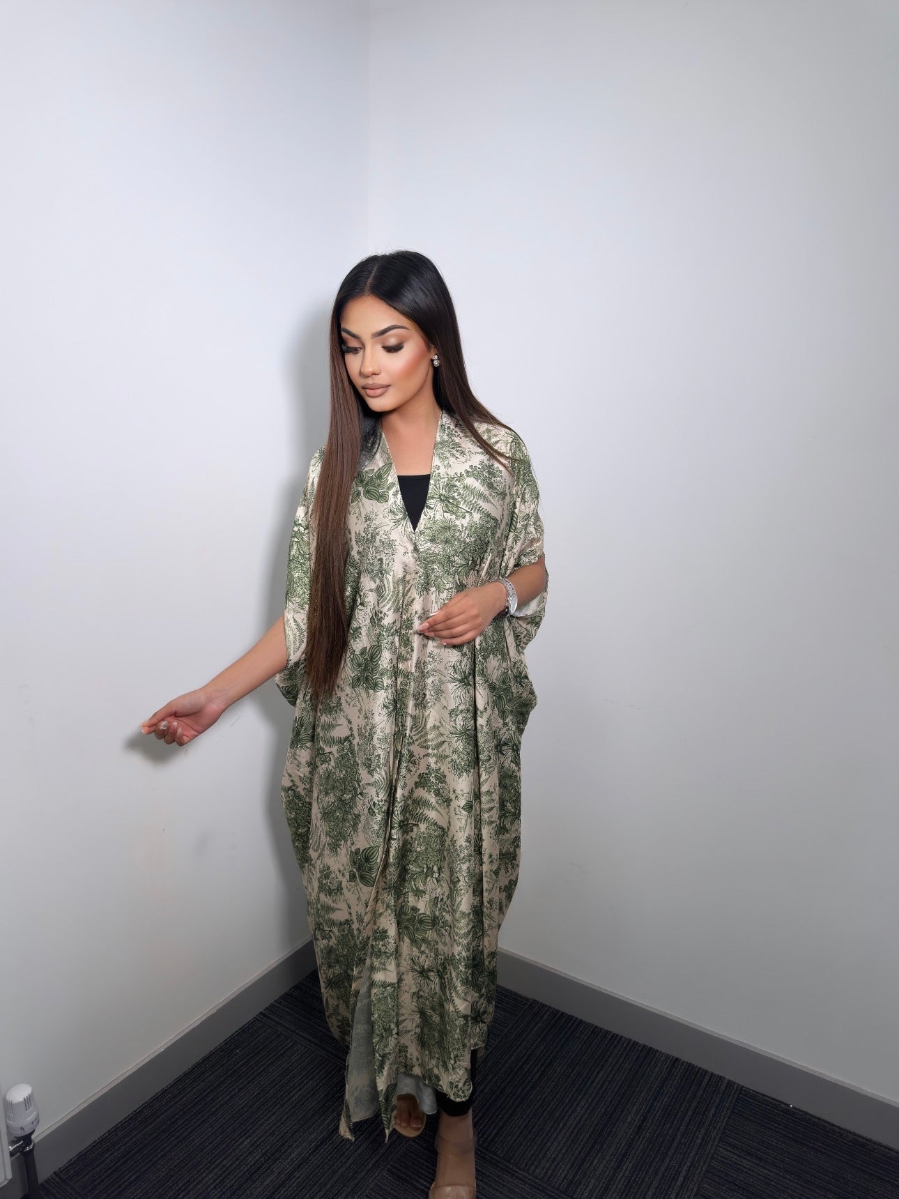 ALIA PATTERNED KAFTAN