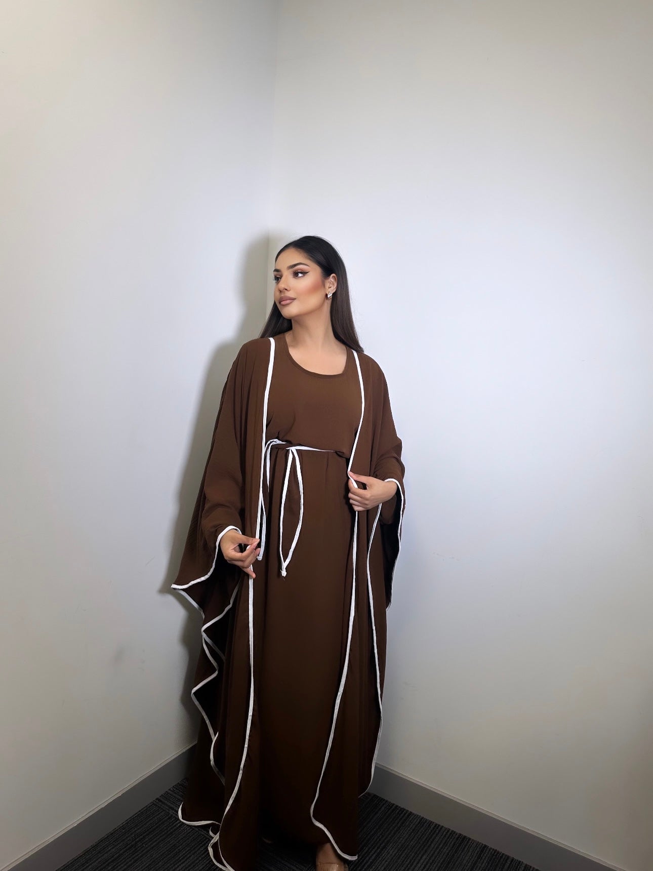 LINED ABAYA SET