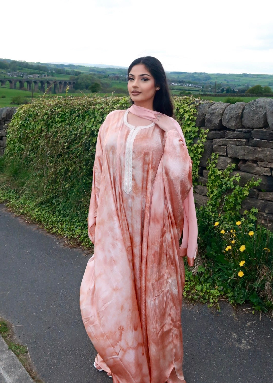 Madina Marble Kaftan (Pre Order Only)