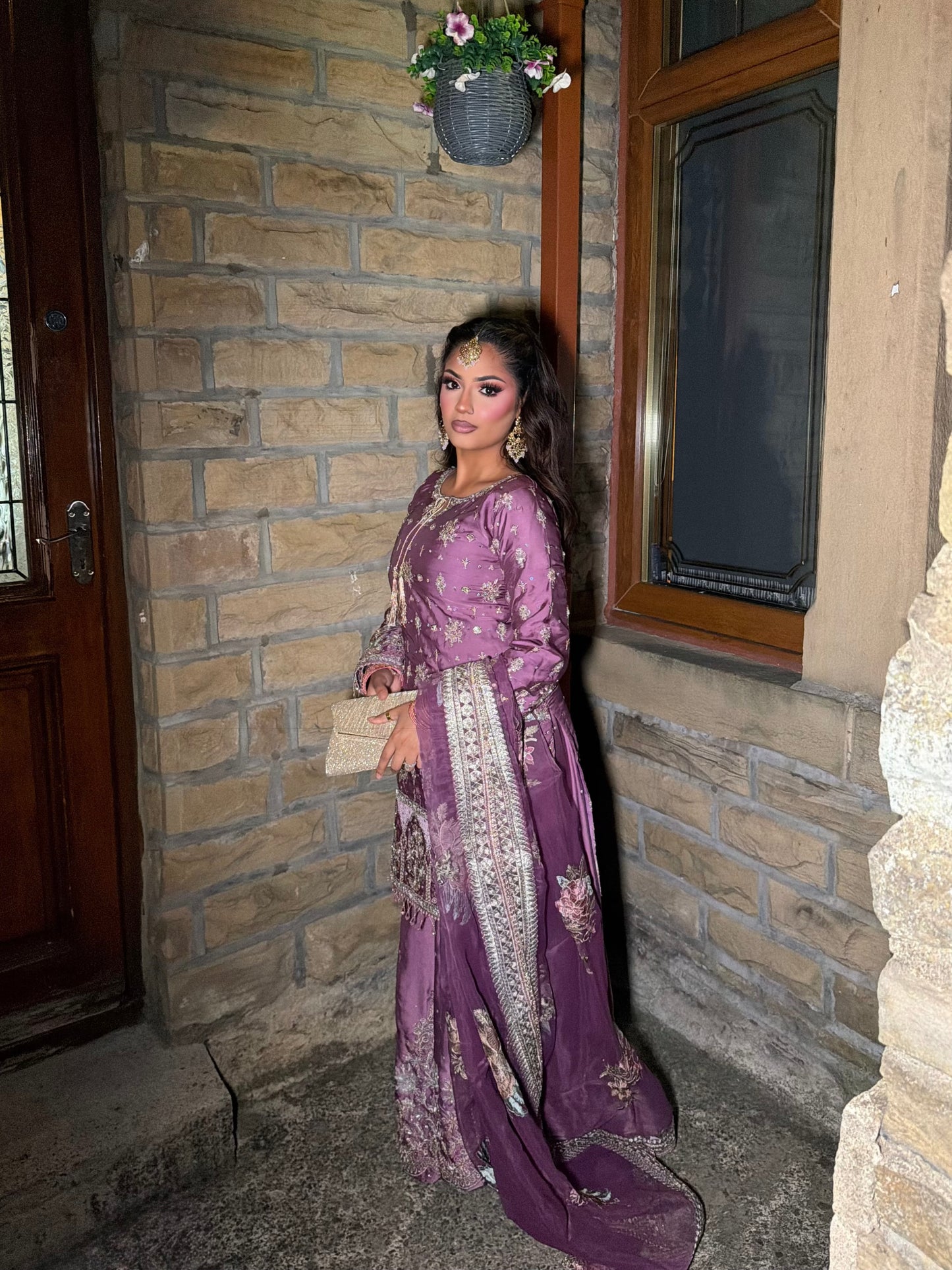 HALA LILAC SHARARA 3 PIECE SUIT