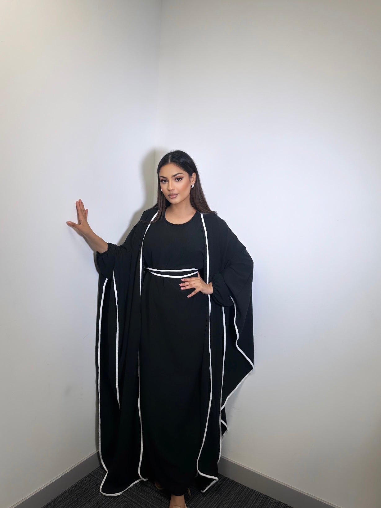 LINED ABAYA SET