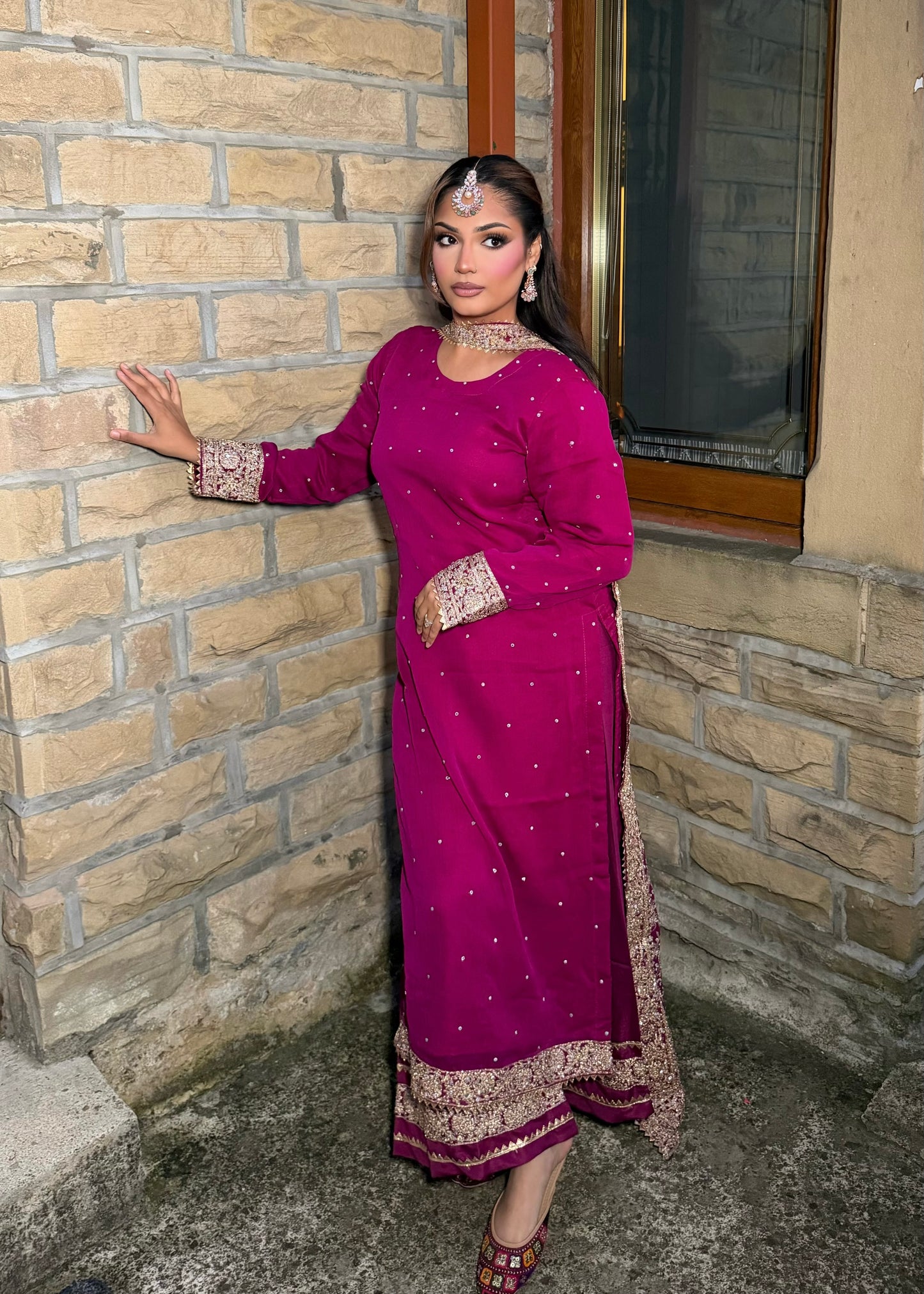 ANYA MAGENTA 3 PIECE SUIT