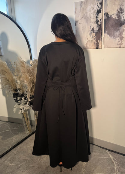 SOFT TOUCH COTTON CORSET MAXI DRESS