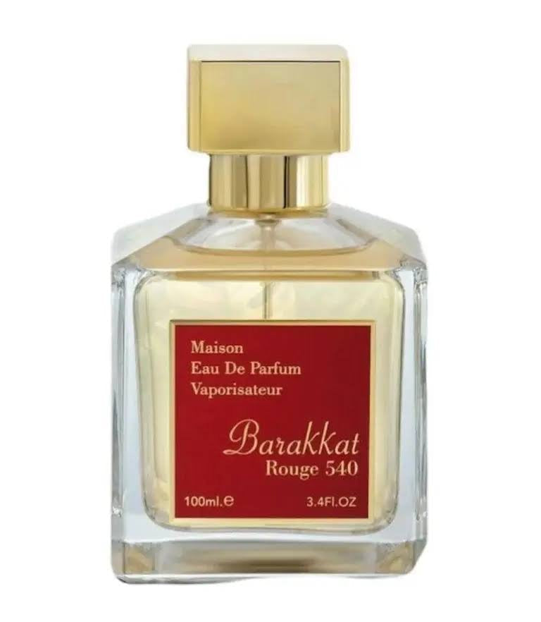 BARAKKAT 540 100ML - INSPIRED BY MAISON FRANCIS KURKDJIAN BACCARAT ROUGE 540 (UNISEX)