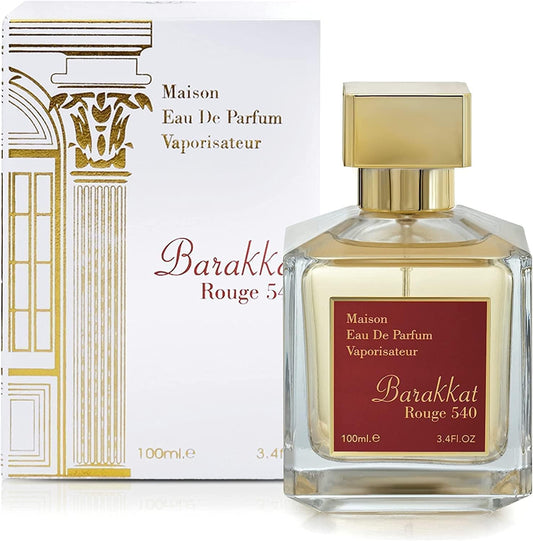 BARAKKAT 540 100ML - INSPIRED BY MAISON FRANCIS KURKDJIAN BACCARAT ROUGE 540 (UNISEX)